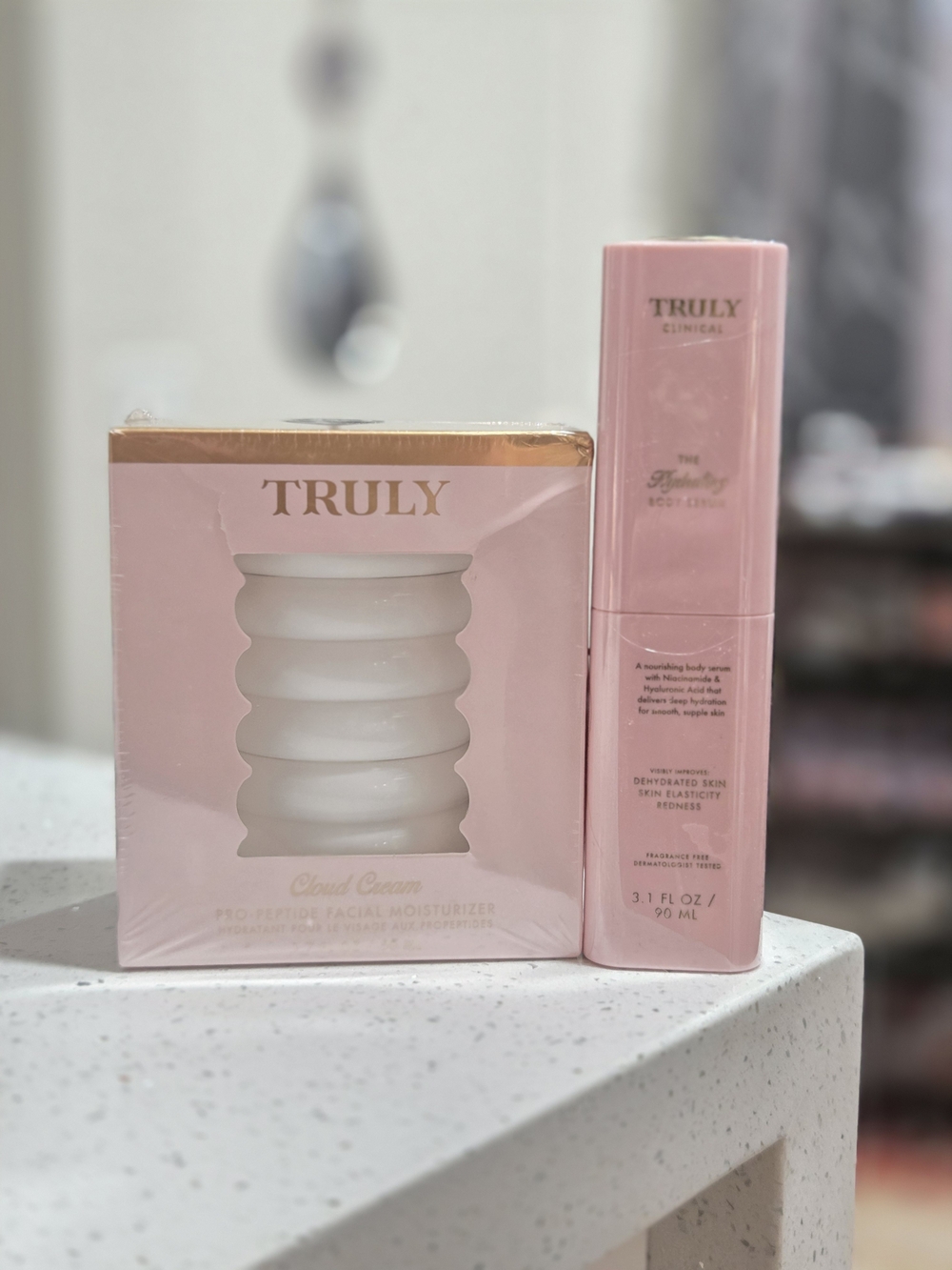 TRULY Cloud Cream Facial Moisturizer & Hydrating Body Serum Duo